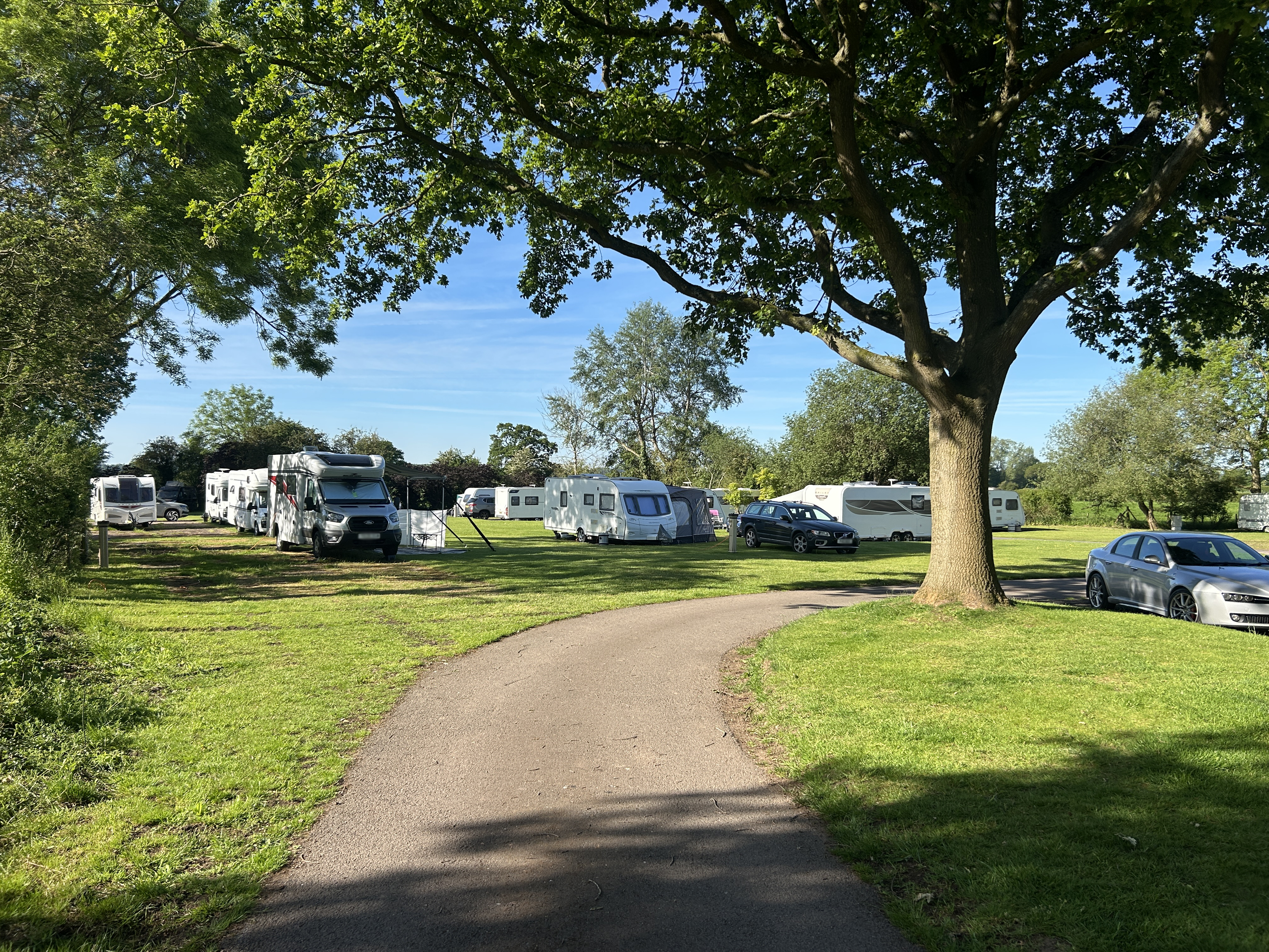Grass Pitch for Motorhomes & Touring Caravans
